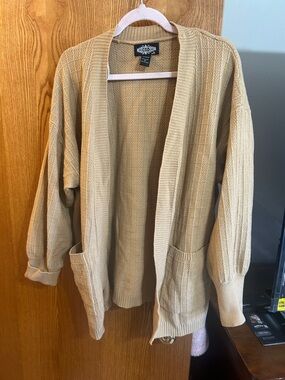Olivers Beige Open-Front Knit Cardigan